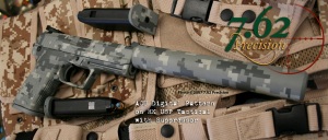 HK USP Tactical and Suppressor with ACU Finish
