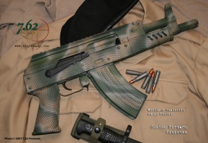 AK Pistol in Woodland Operator Snakeskin DuraCoat 