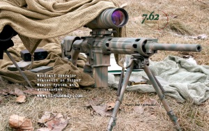 AR-10 Sniper with 7.62 Precision DuraCoat Finish