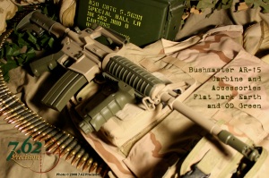 Bushmaster M4 style AR-15 Carbine OD/Dark Earth