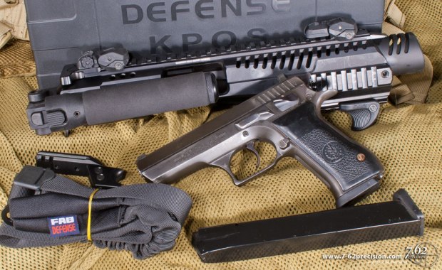 Pistols like the Jericho with a frame-mounted safety are a great choice for KPOS use.