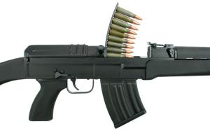 CA Legal vz.58 loads quickly from stripper clips, removing the need to fumble with bullet buttons to reload.